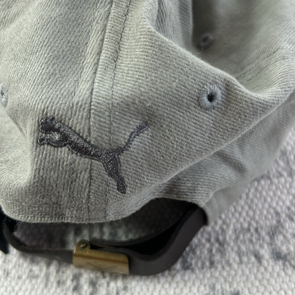 Puma Grey Performance Flexfit 110 Adjustable Golf Cap - Picture 10 of 10